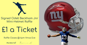 Signed Odell Beckham Jnr Mini-Helmet Raffle