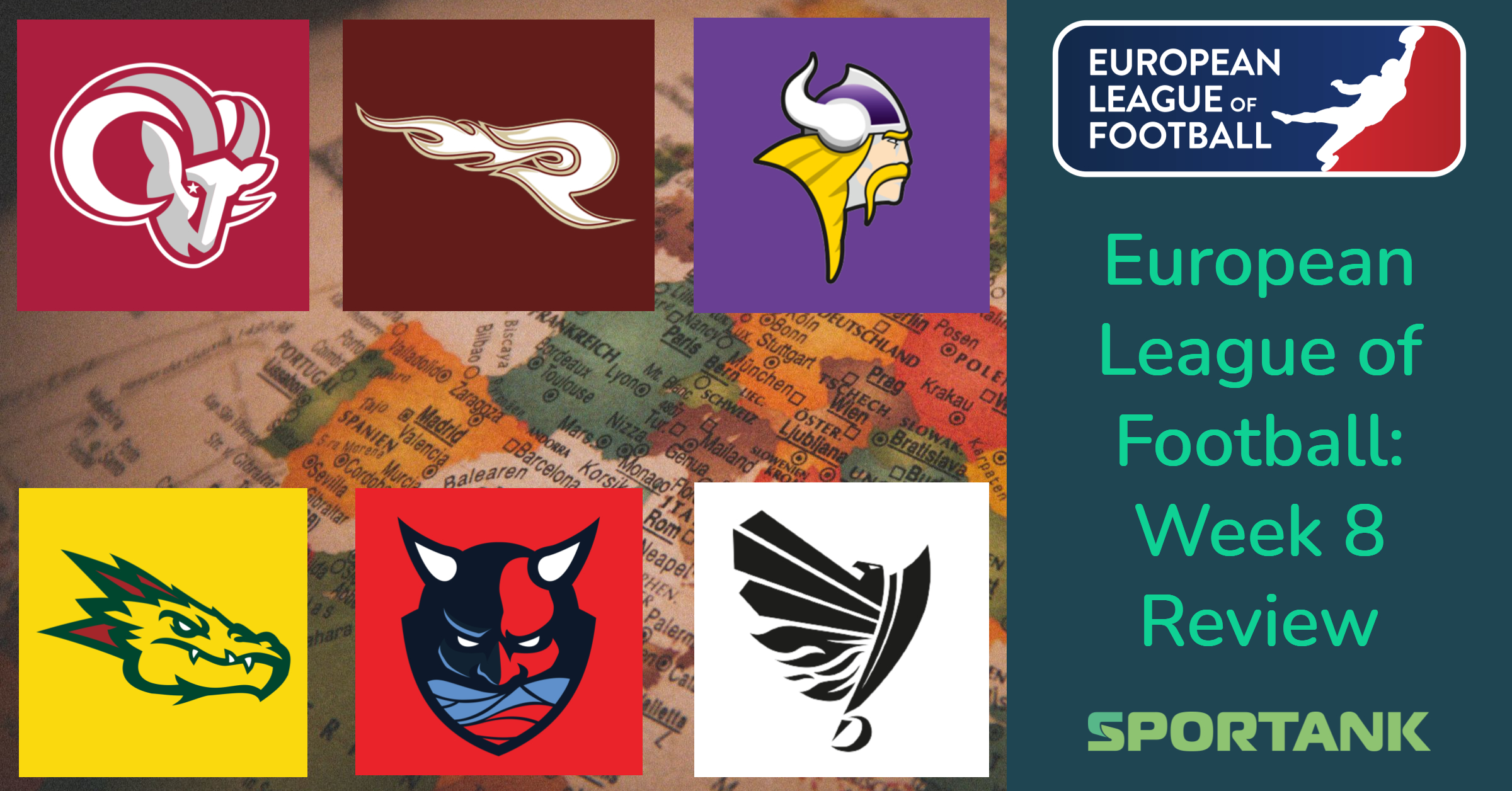 European League Of Football: Week 8 Review
